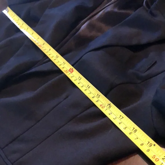 Charlotte Russe Classic lined 1 button blazer, roll satin & lace detail sleeves - Picture 9 of 12